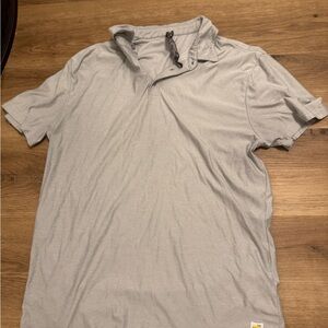 Vuori Light Gray Polo Shirt